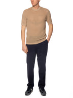 T-shirt Seinse Beige in maglia manica corta ME3202 BEIGE SEINSE 