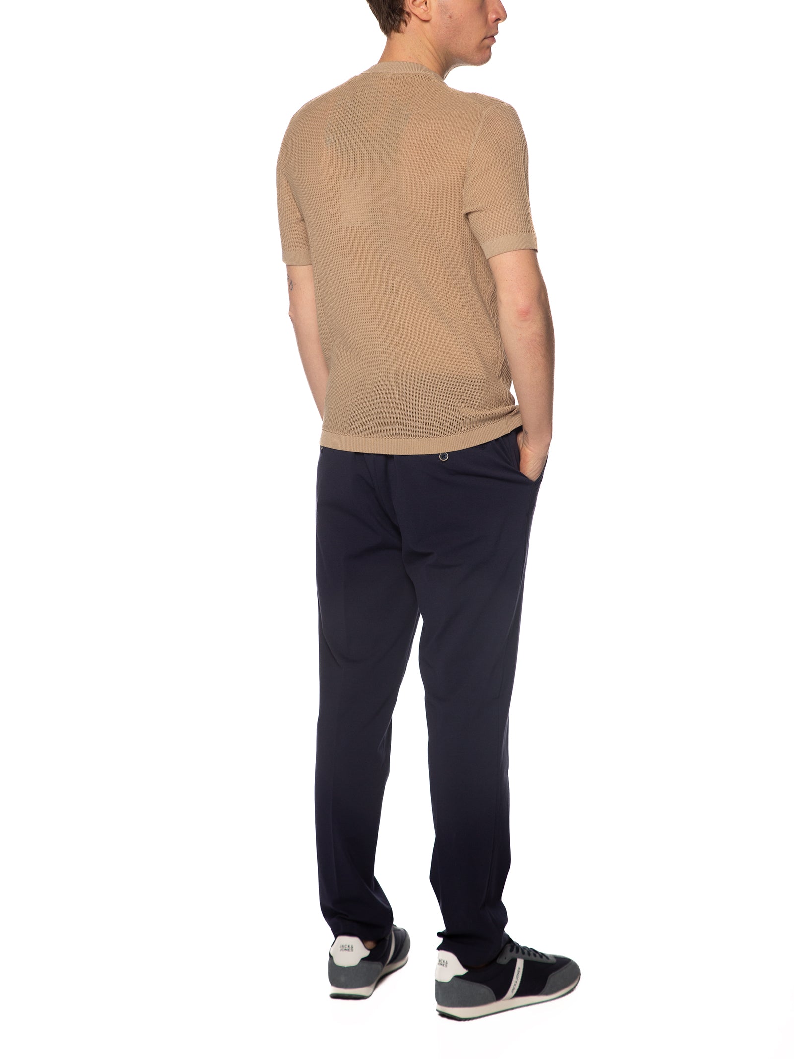 T-shirt Seinse Beige in maglia manica corta ME3202 BEIGE SEINSE 