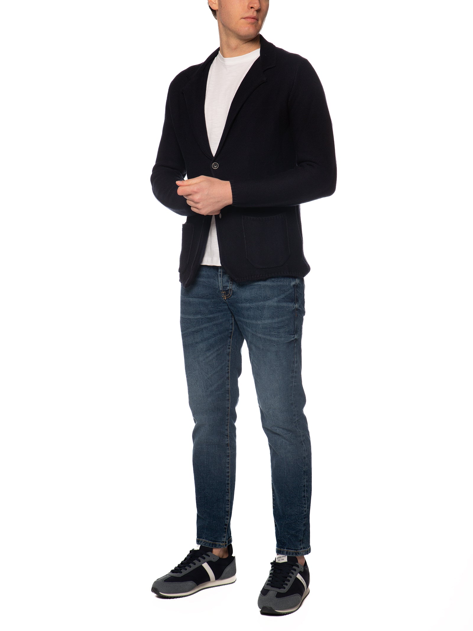 Giacca Seinse Blu filo maglia ME3227 BLU SEINSE 