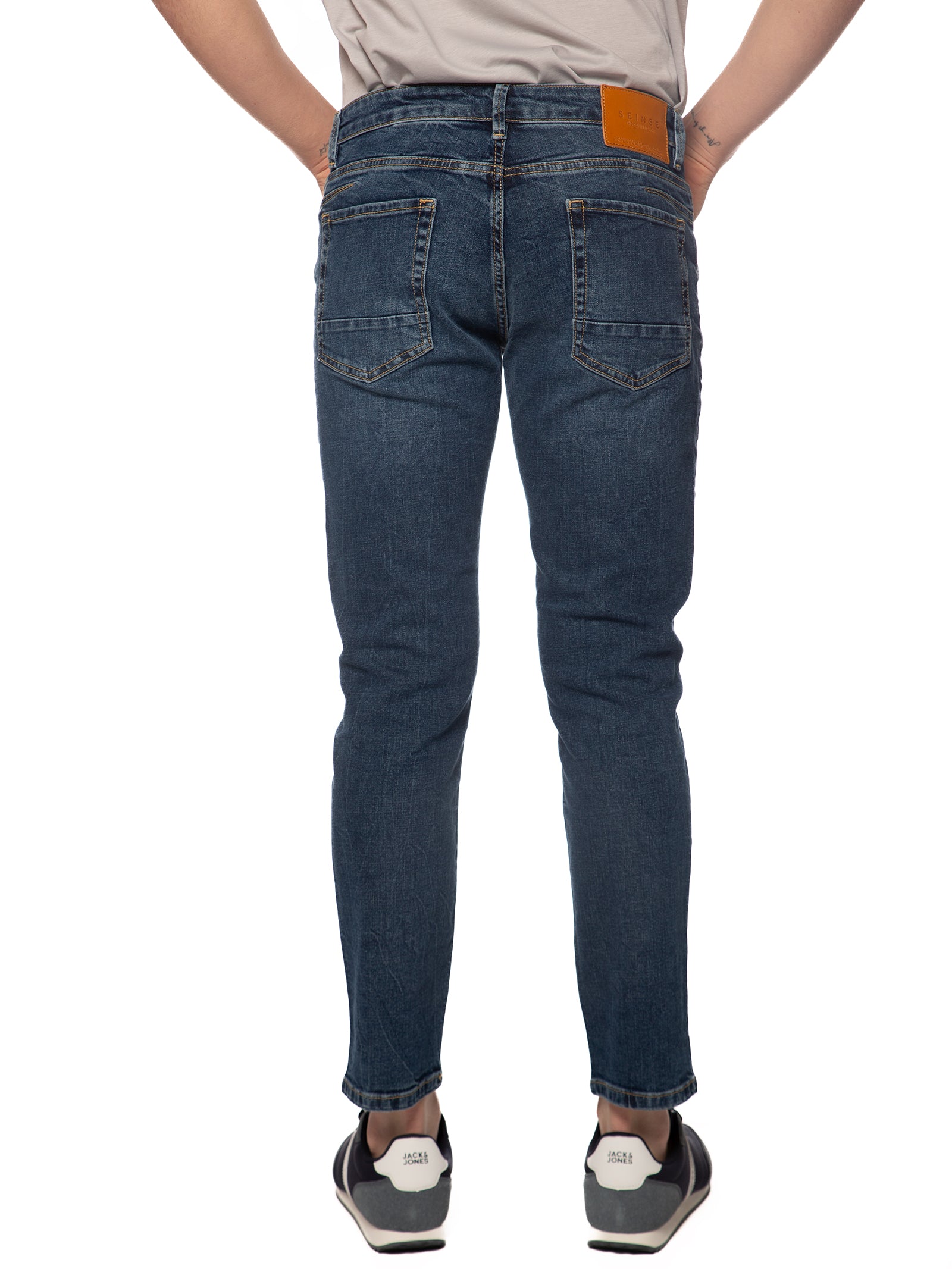 Jeans Seinse Medium Blue regular slim PJ1387 MEDIUM BLUE DENIM SEINSE 