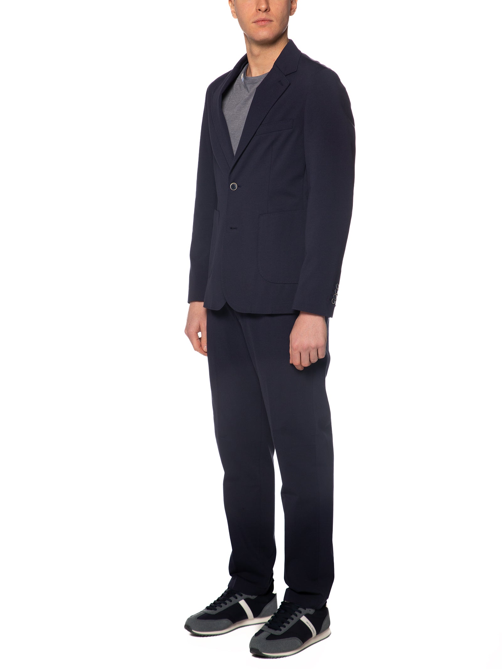 Chino Seinse Blu punto milano con elastico PSE1501 BLU SEINSE 