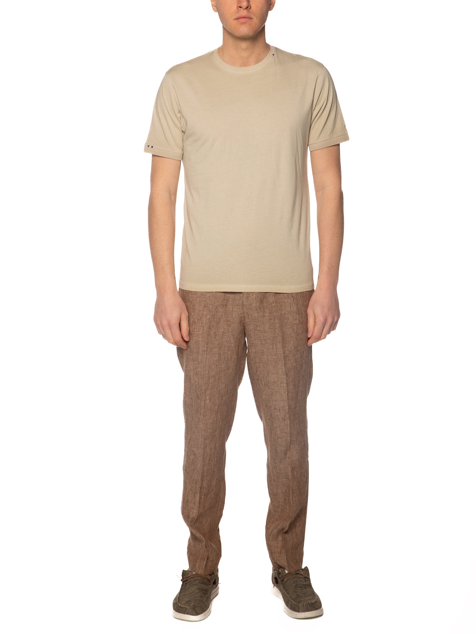 T-shirt Seinse Beige Basic manica corte TE3247 BEIGE SEINSE 