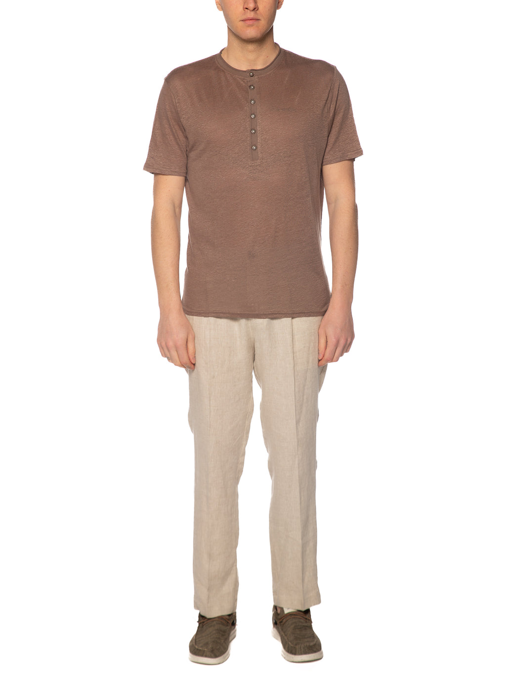 T-shirt Seinse Blu Basic manica corte TE3263 FANGO SEINSE 