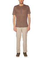 T-shirt Seinse Blu Basic manica corte TE3263 FANGO SEINSE 