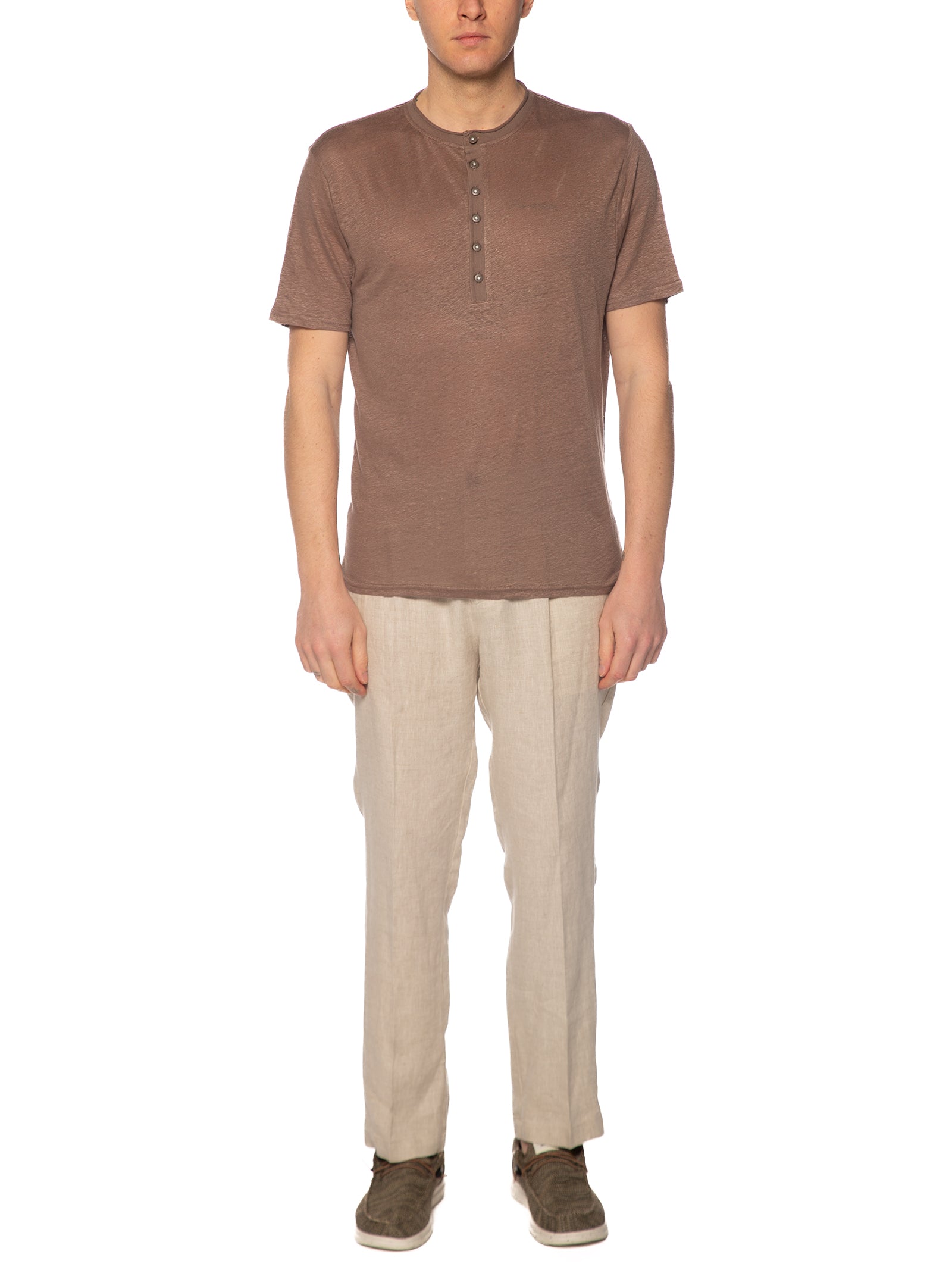 T-shirt Seinse Blu Basic manica corte TE3263 FANGO SEINSE 