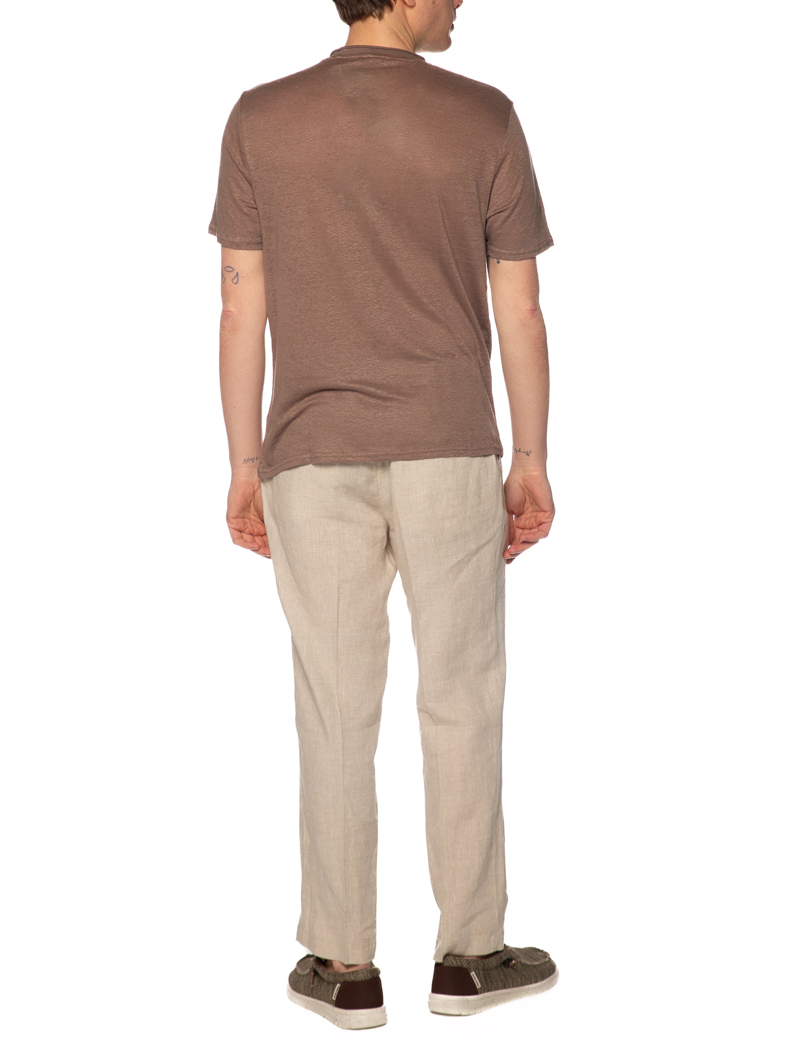 T-shirt Seinse Blu Basic manica corte TE3263 FANGO SEINSE 