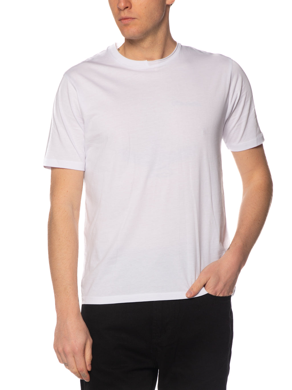 T-shirt Seinse Bianco con collo elastico TE3304 BIANCO SEINSE 