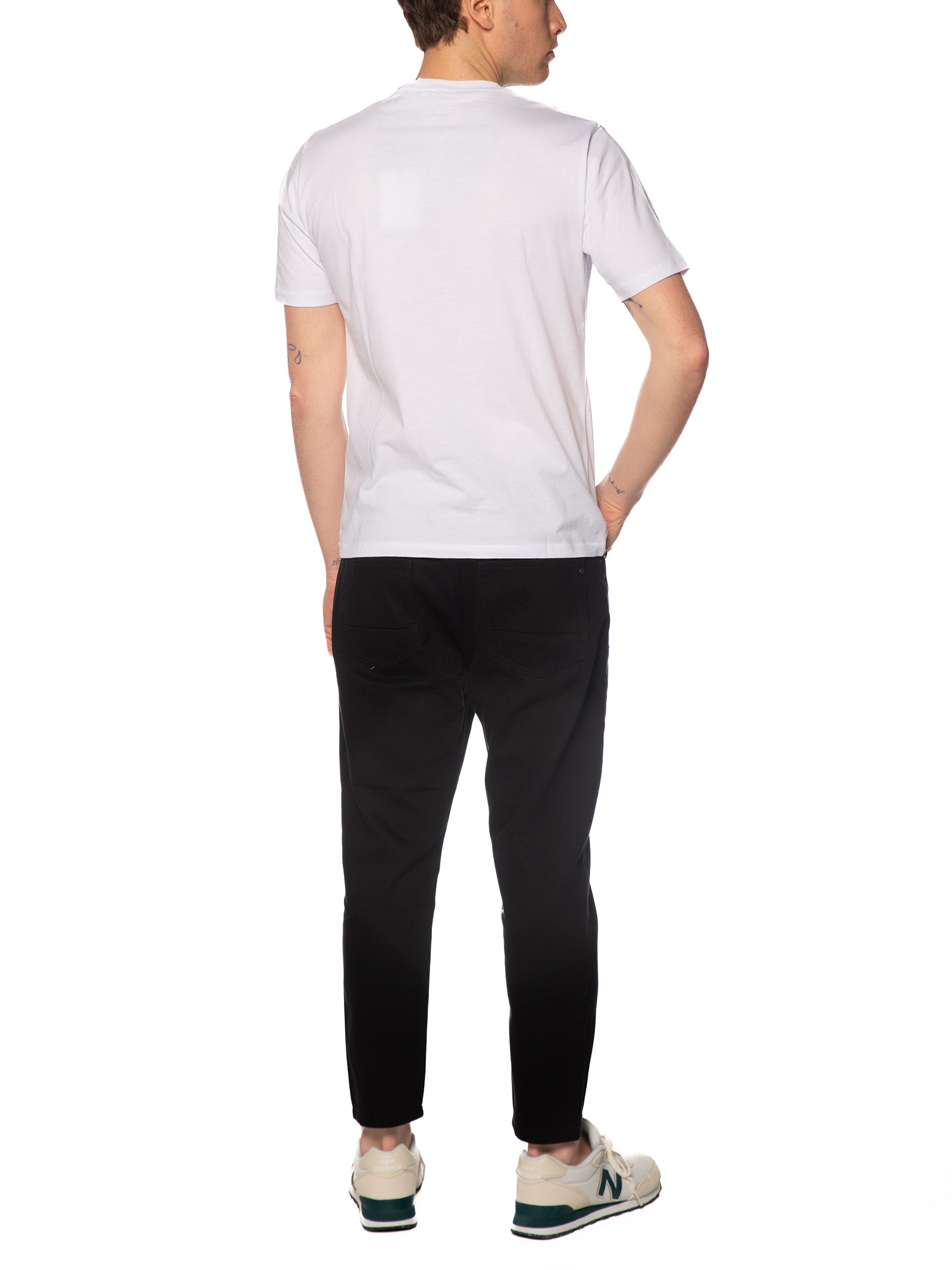 T-shirt Seinse Bianco con collo elastico TE3304 BIANCO SEINSE 
