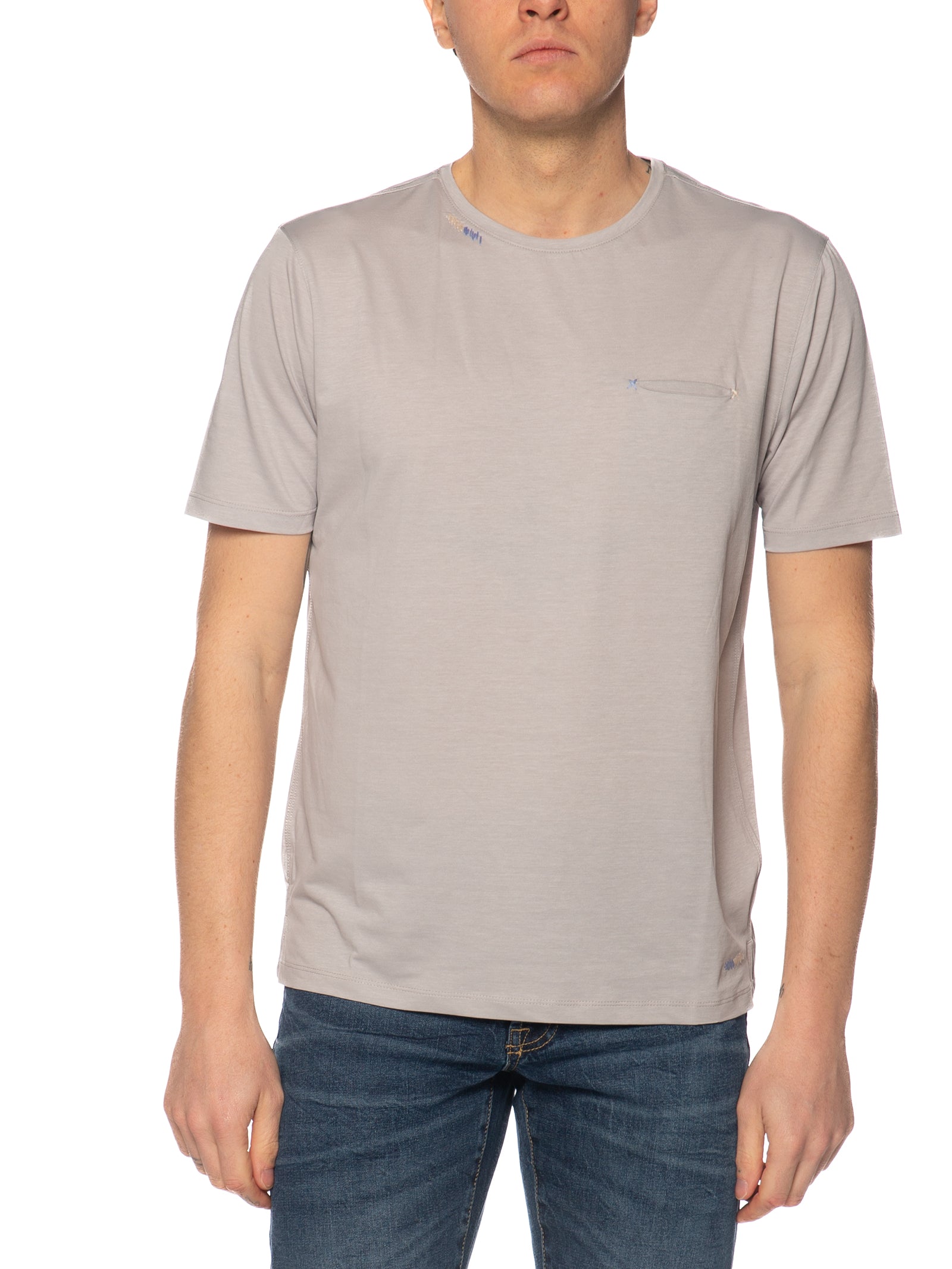 T-shirt Seinse Perla con taschino TE3322 PERLA SEINSE 