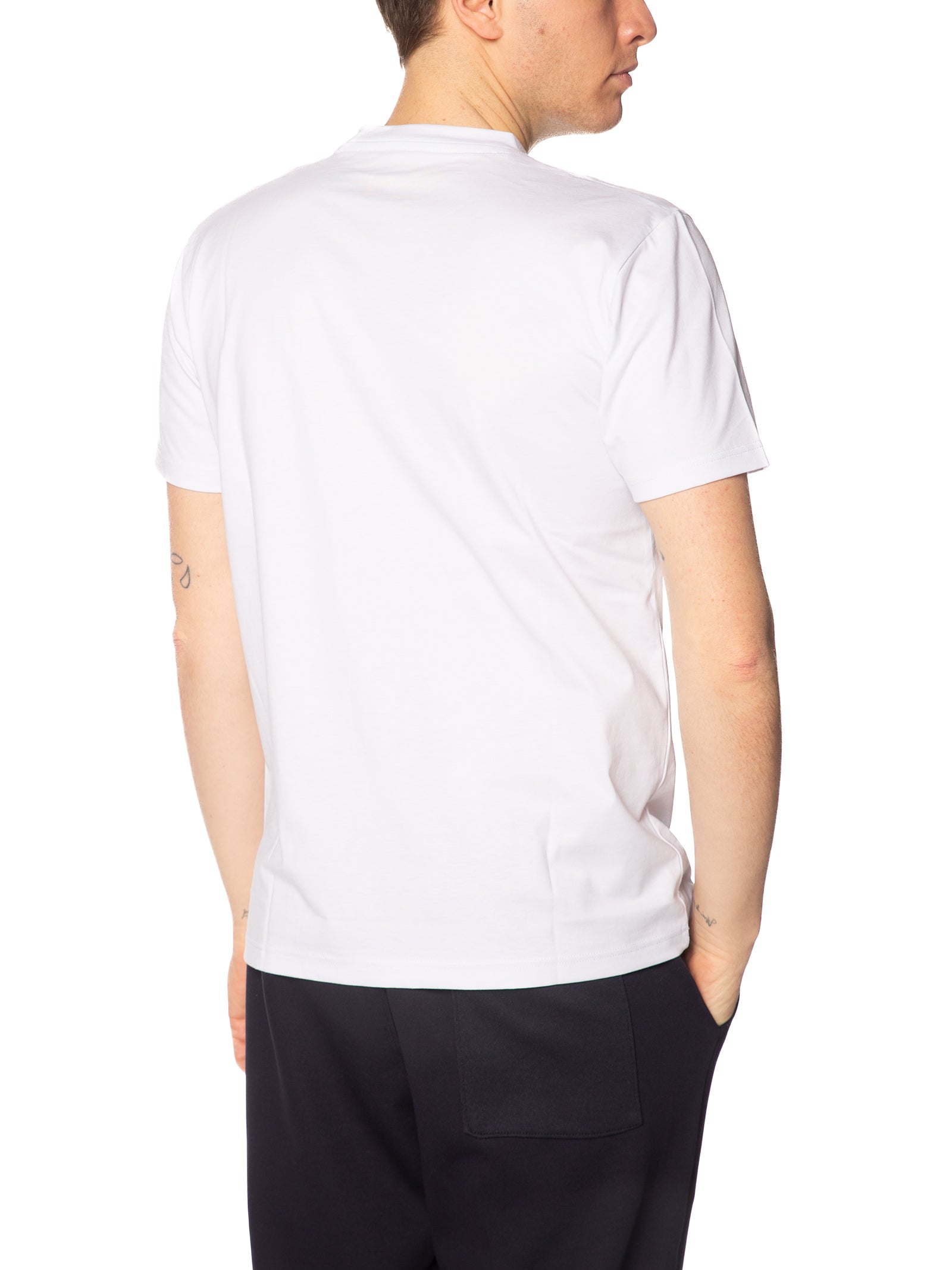 T-shirt Superculture Bianco stampa vespa A1801 BIANCO SUPERCULTURE 