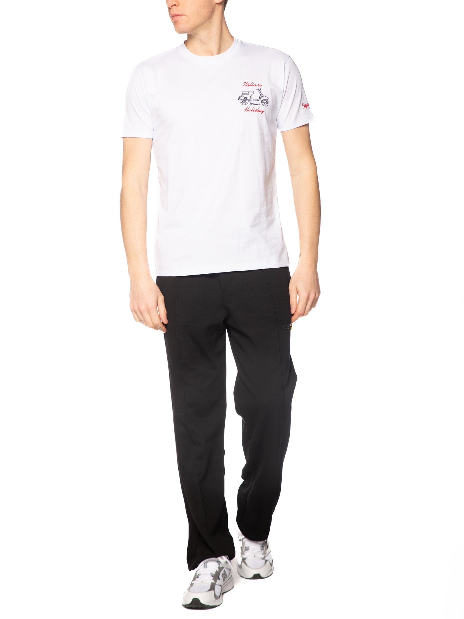 T-shirt Superculture Bianco Italian holiday A1857 BIANCO SUPERCULTURE 
