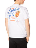 T-shirt Superculture Bianco spritz retro A1901 BIANCO SUPERCULTURE 