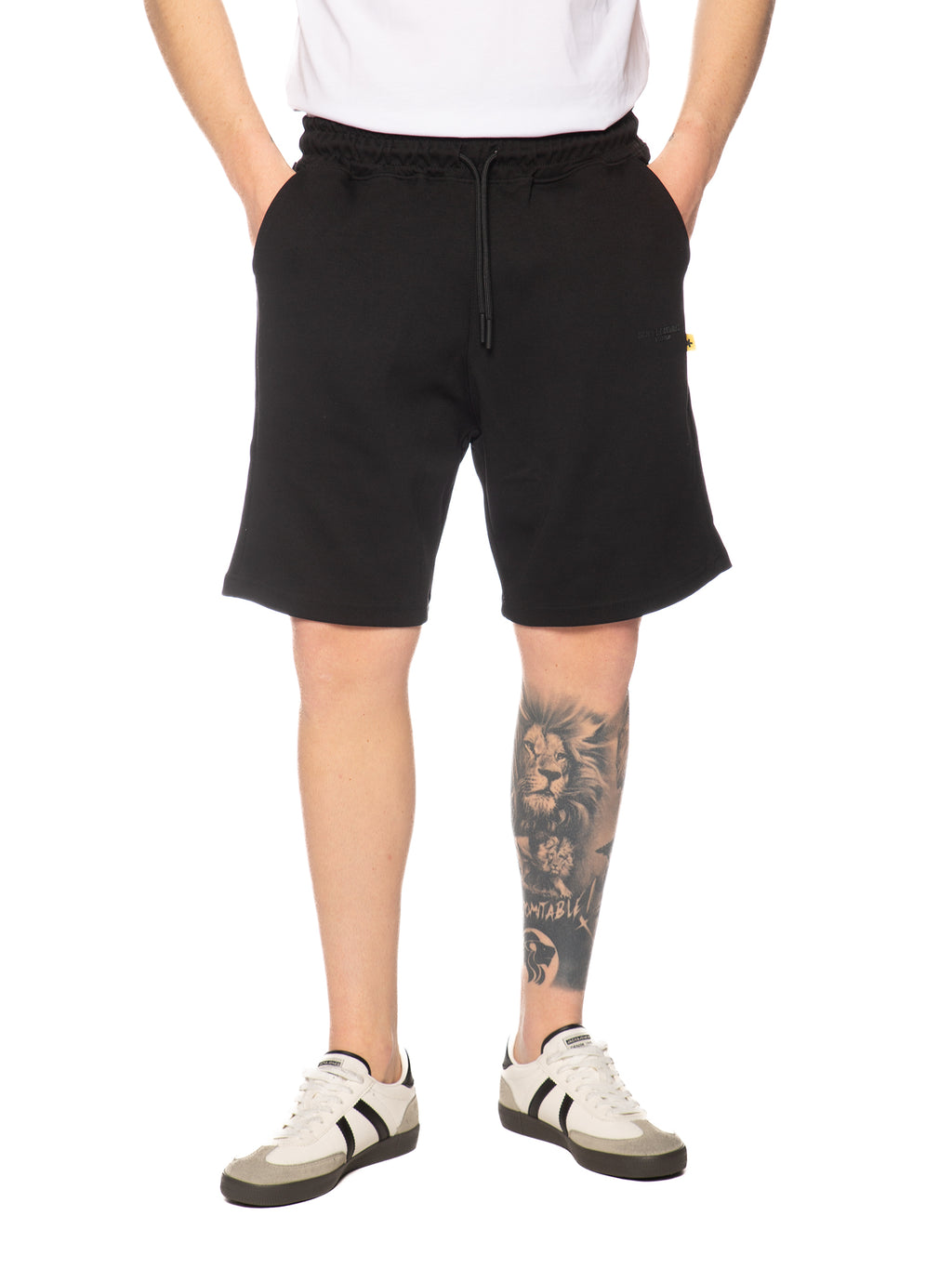 Bermuda Superculture Nero in felpa BOY-I NERO SUPERCULTURE 