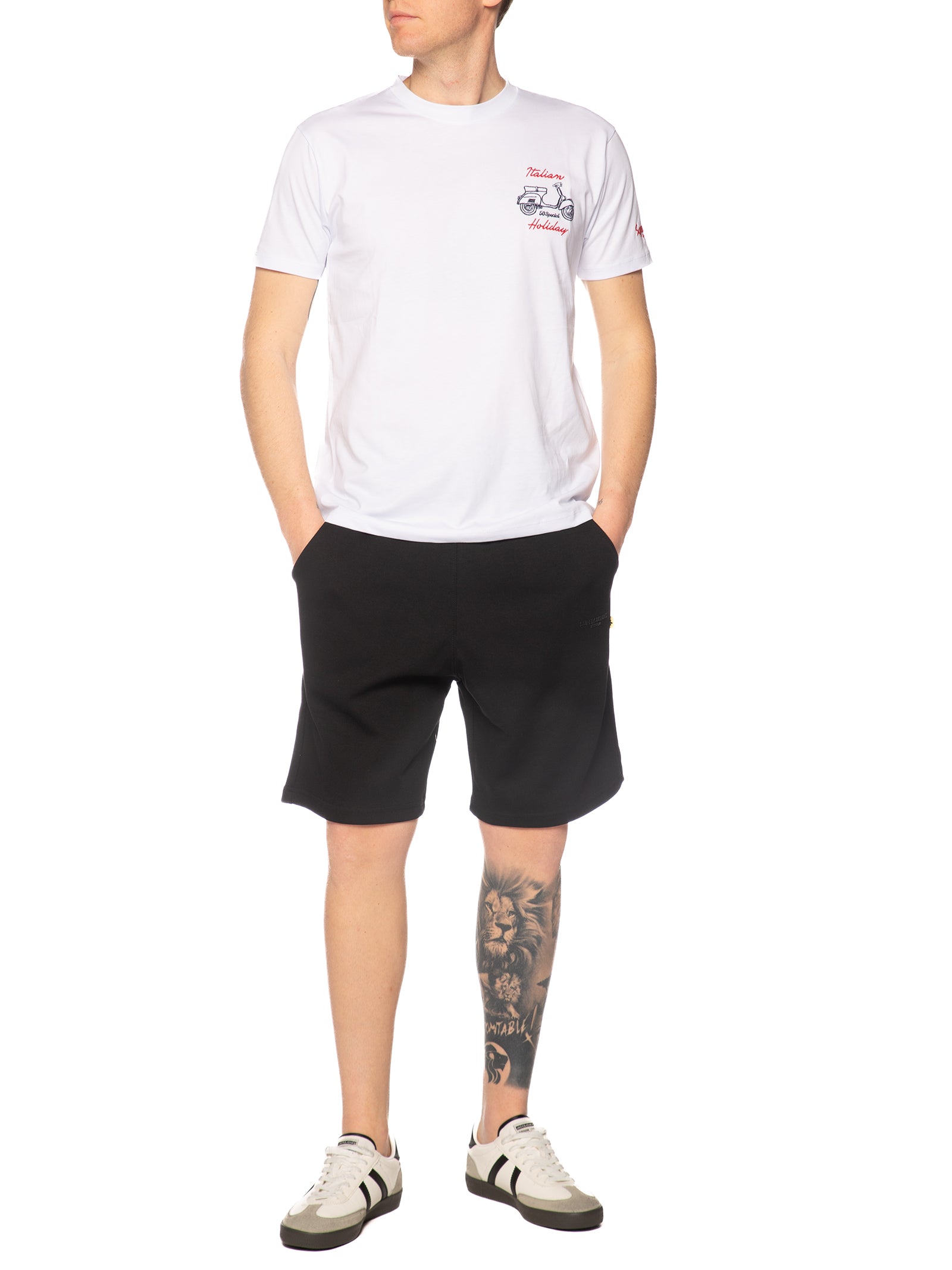 Bermuda Superculture Nero in felpa BOY-I NERO SUPERCULTURE 