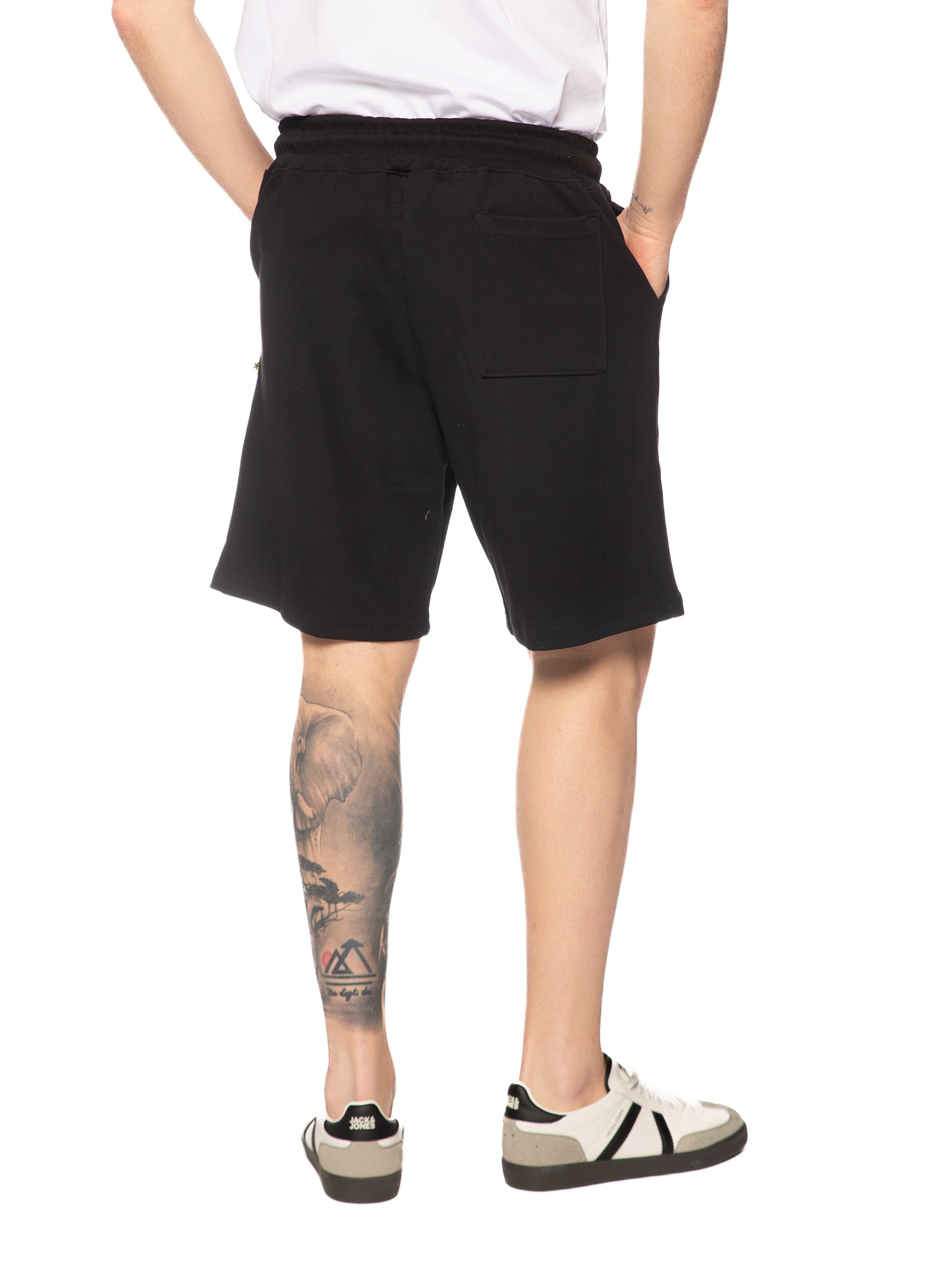 Bermuda Superculture Nero in felpa BOY-I NERO SUPERCULTURE 