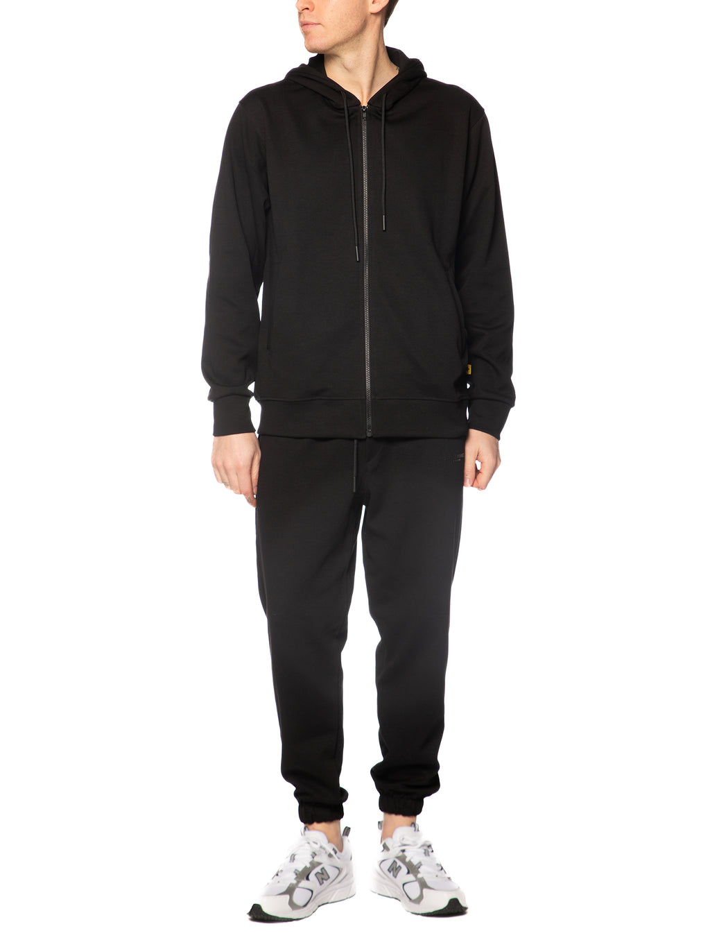 Felpa Superculture Nero zip cappuccio ERIK-I NERO SUPERCULTURE 