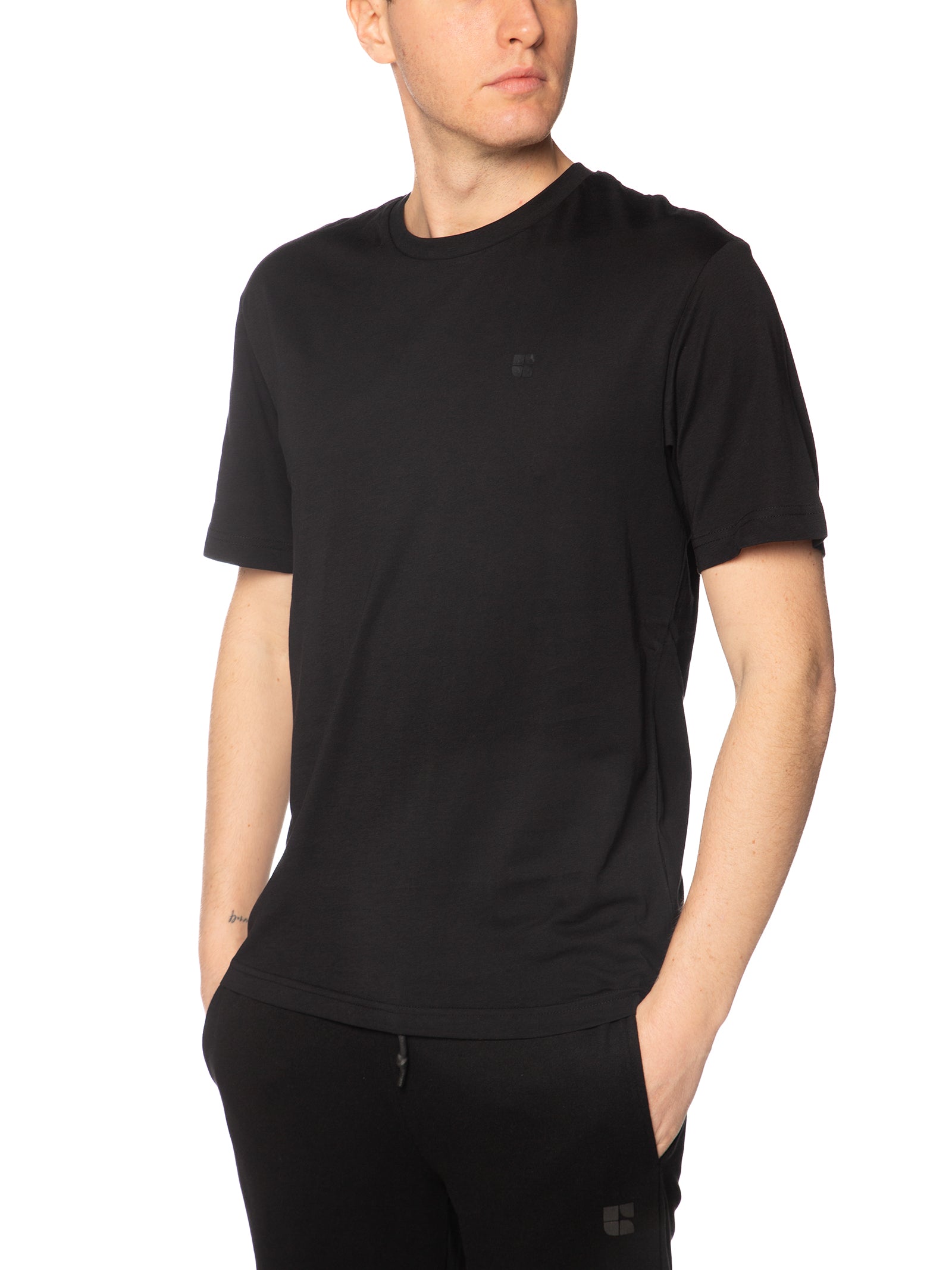 T-shirt Urban Ring Nero Basic UR1110001 NERO URBAN RING 
