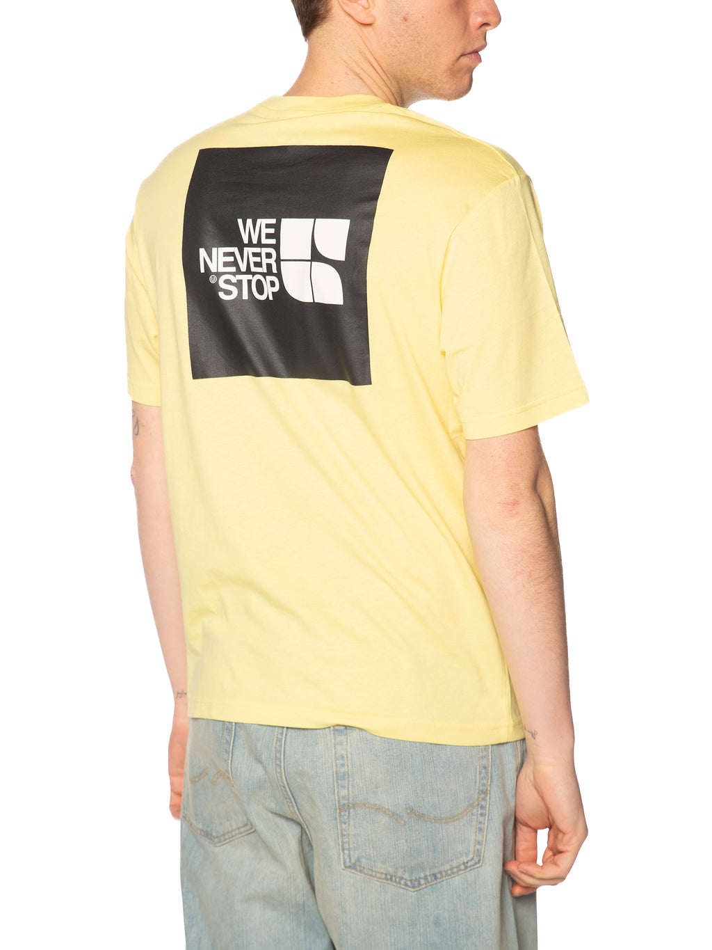 T-shirt Urban Ring Giallo stampa retro UR1110032 GIALLO URBAN RING 