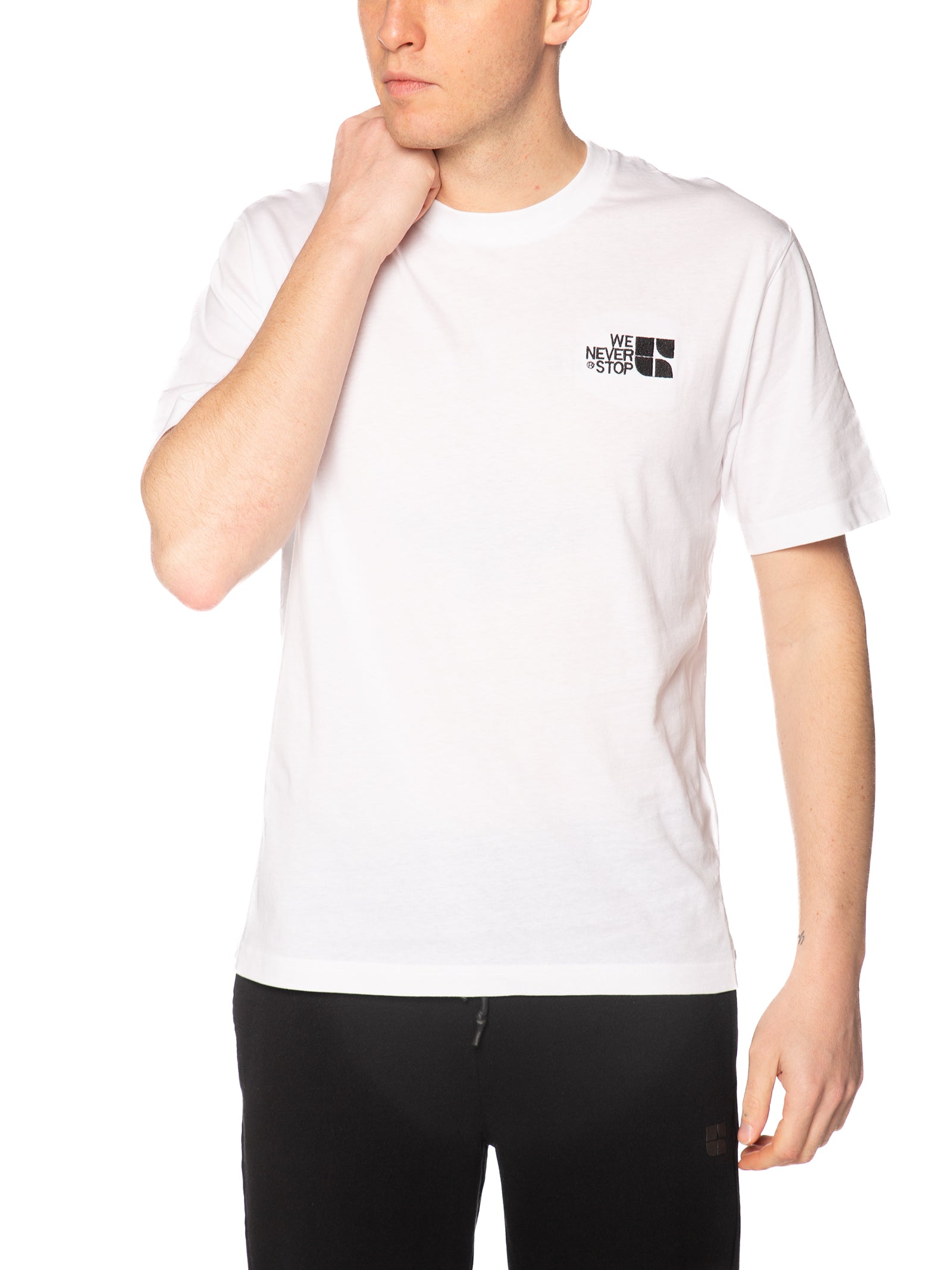 T-shirt Urban Ring Bianco stampa retro UR1110033 BIANCO URBAN RING 