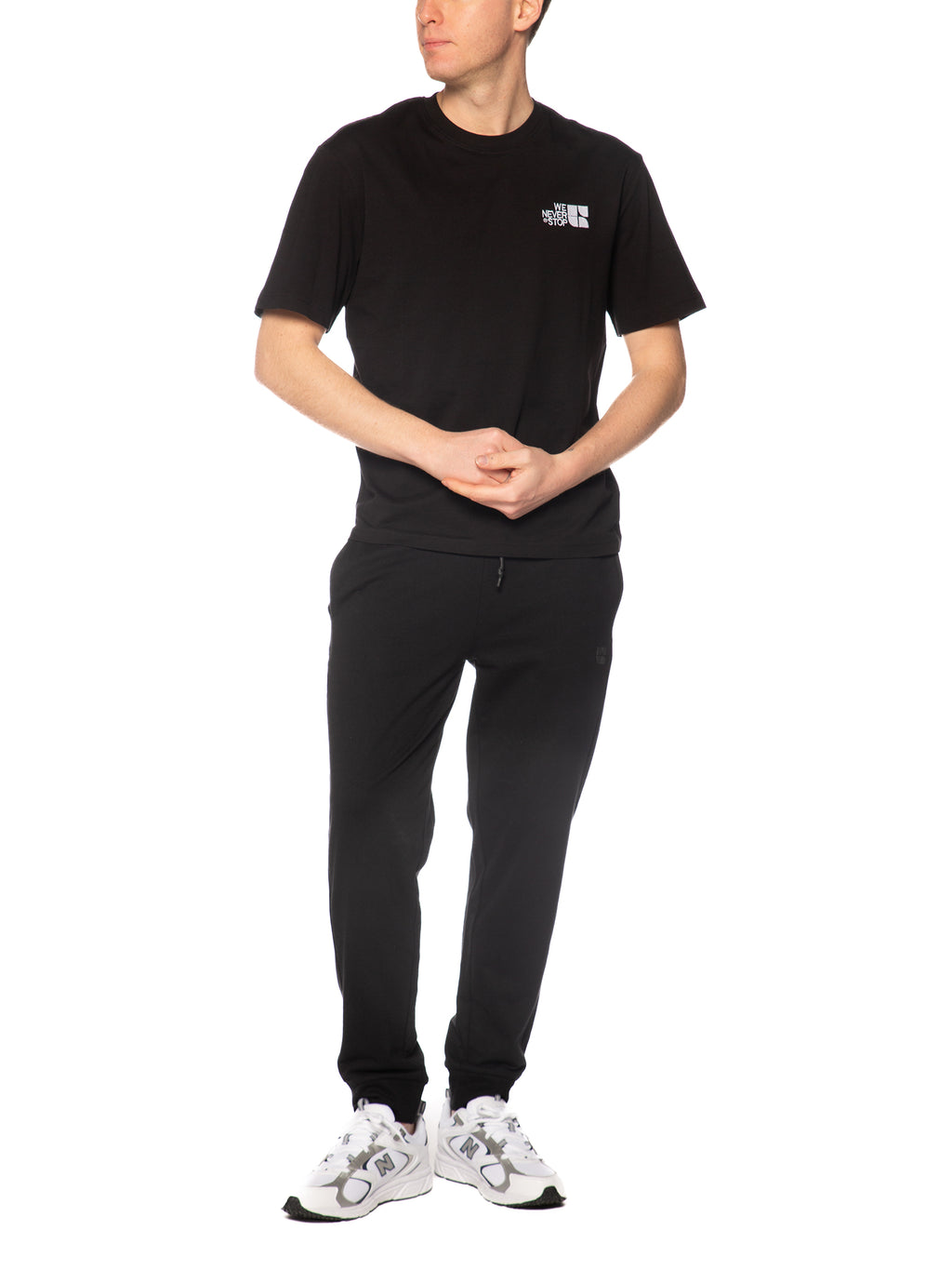 T-shirt Urban Ring Nero stampa retro UR1110033 NERO URBAN RING 