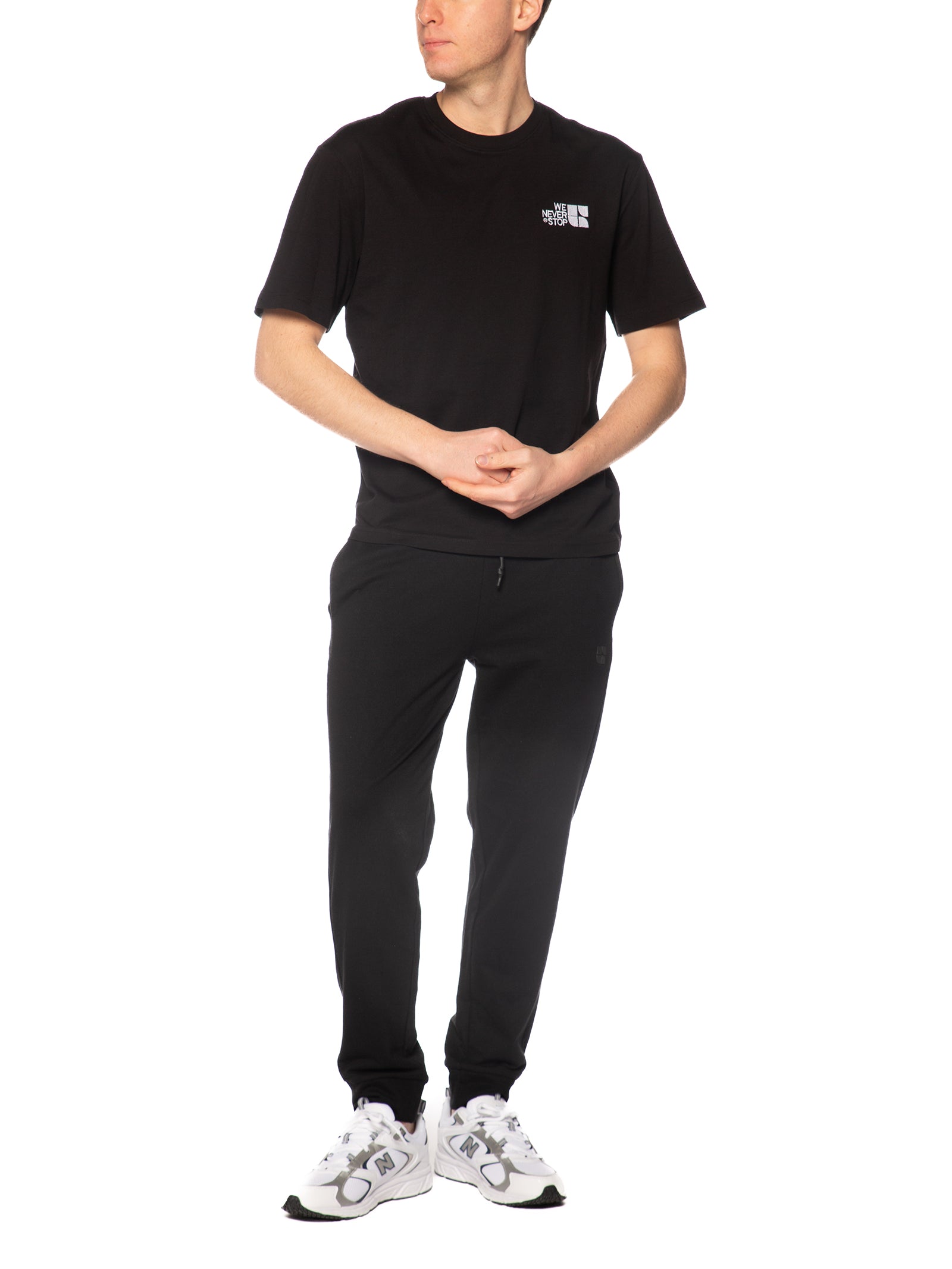 T-shirt Urban Ring Nero stampa retro UR1110033 NERO URBAN RING 