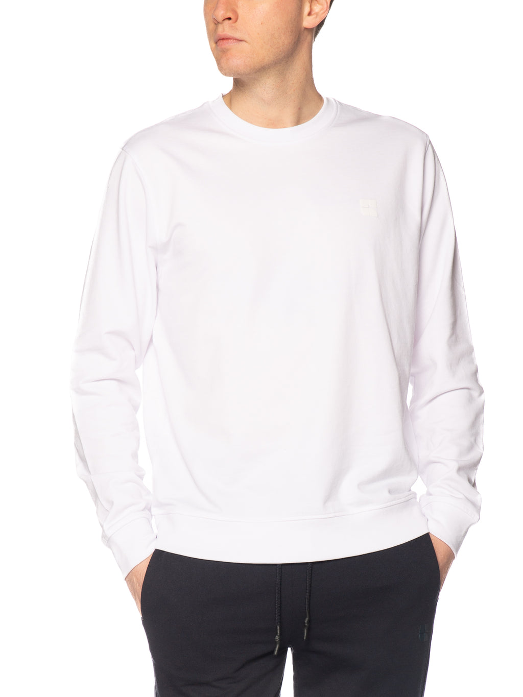 Felpa Urban Ring Bianco basic girocollo UR1120003 BIANCO URBAN RING 
