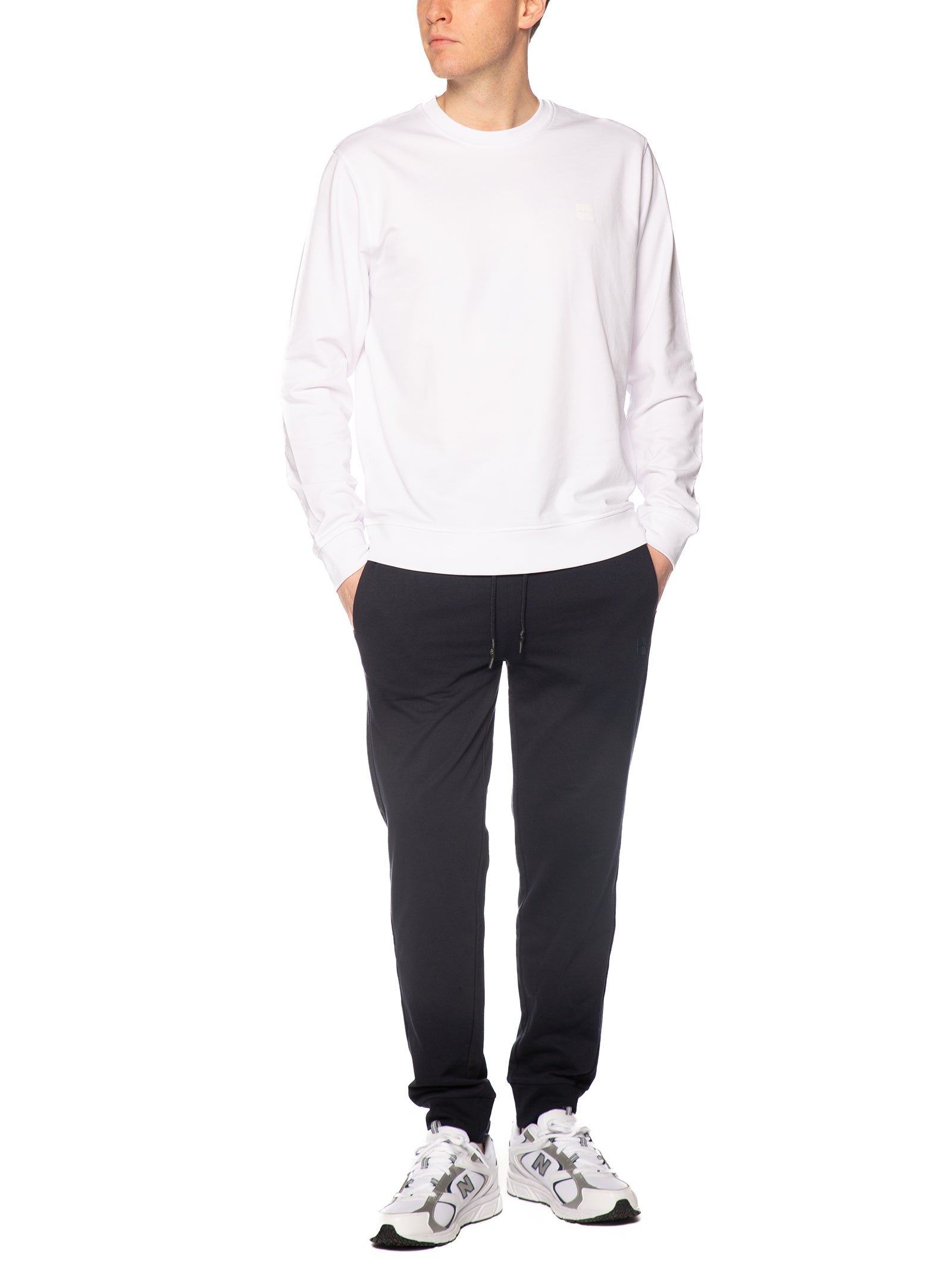 Felpa Urban Ring Bianco basic girocollo UR1120003 BIANCO URBAN RING 