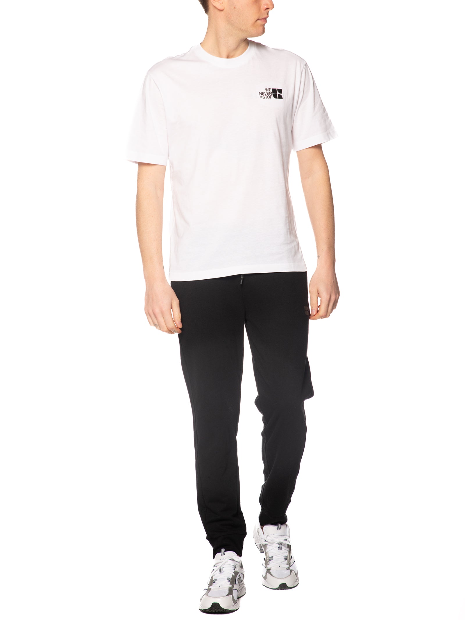 Pantalone Urban Ring Nero basic in felpa UR1120074 NERO URBAN RING 