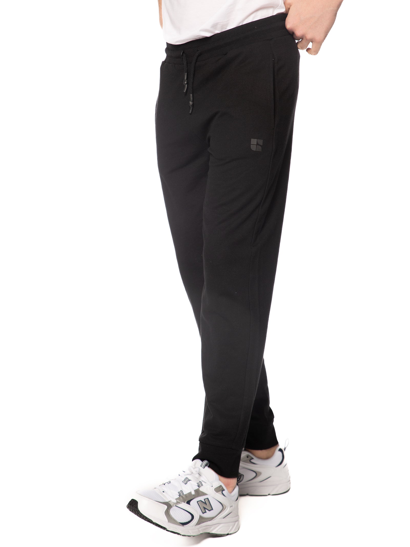 Pantalone Urban Ring Nero basic in felpa UR1120074 NERO URBAN RING 