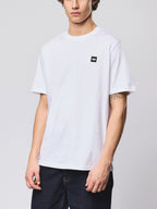 T-shirt Weekend Offender Bianco con patch BROOKLANDS BIANCO WEEKEND OFFENDER 