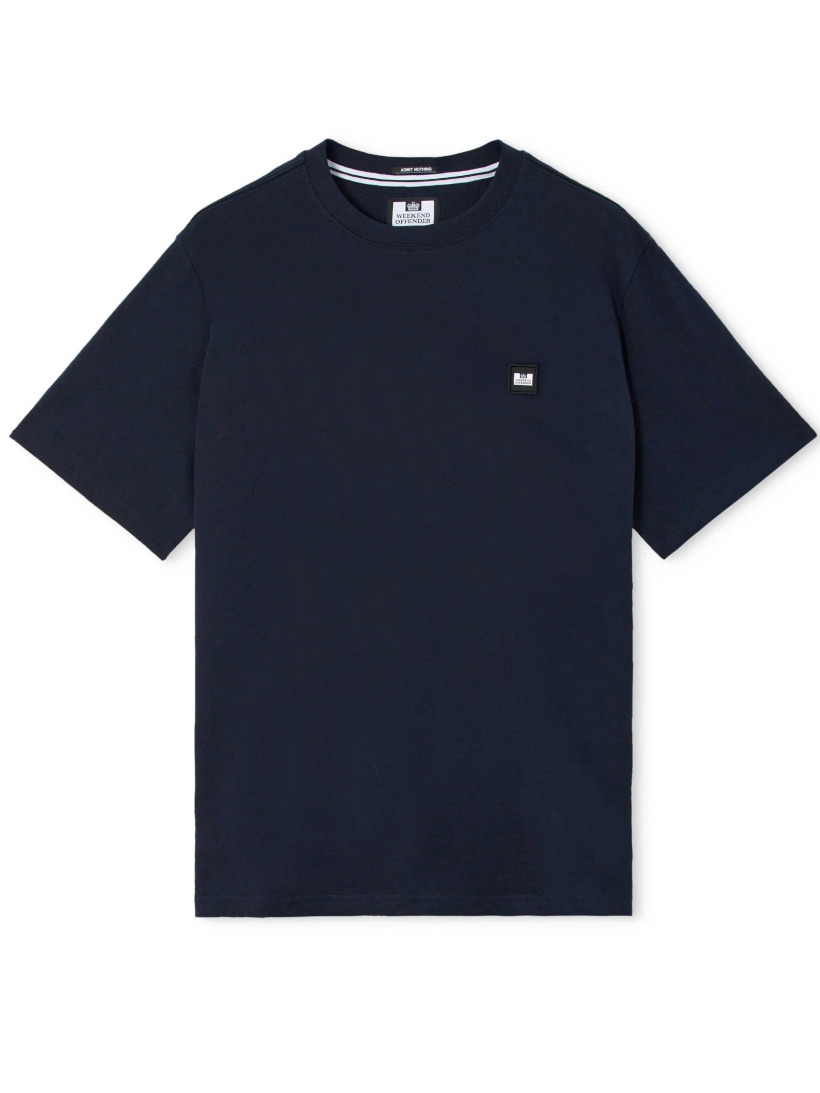 T-shirt Weekend Offender Blu con patch BROOKLANDS BLU WEEKEND OFFENDER 