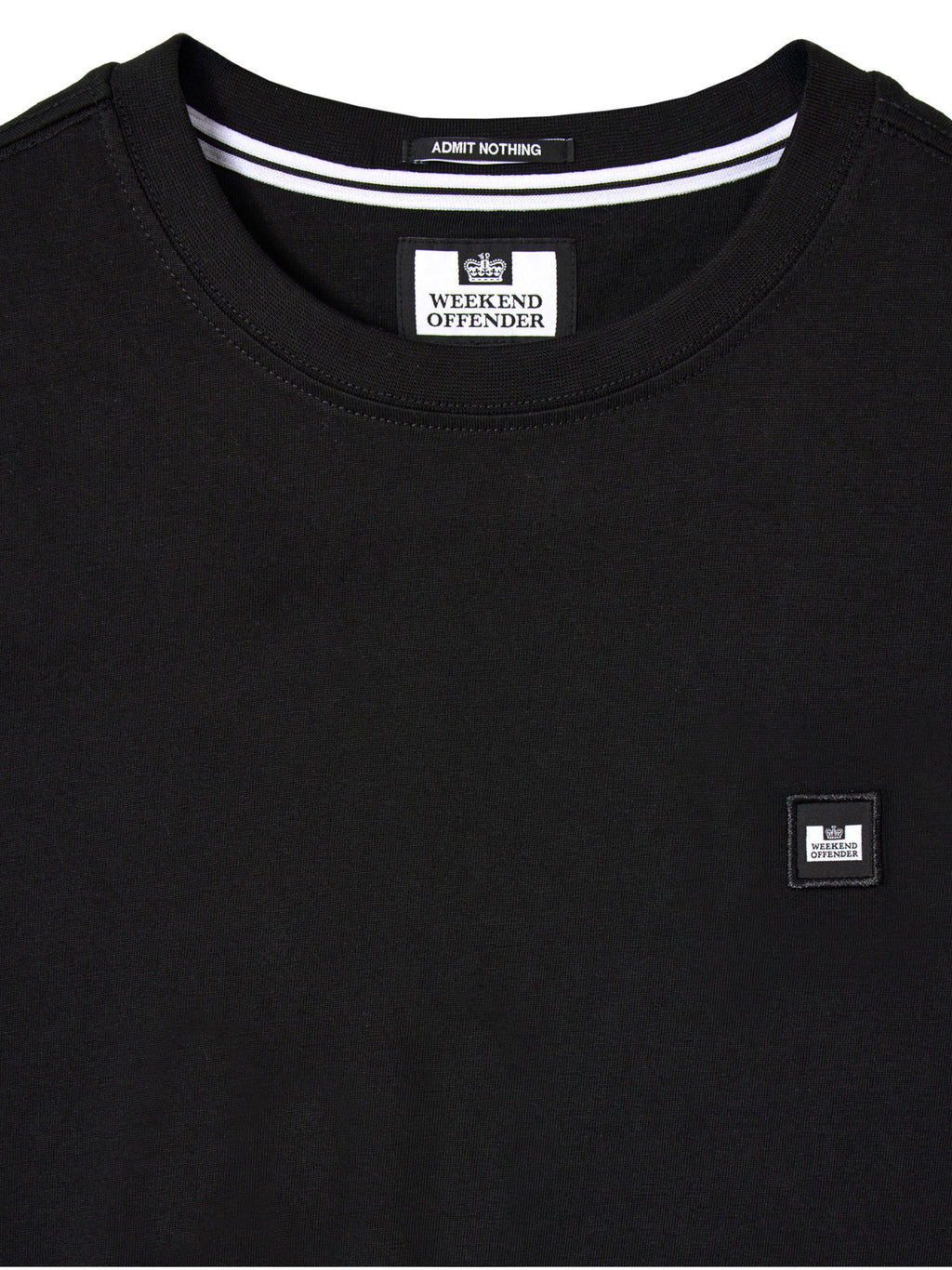 T-shirt Weekend Offender Nero con patch BROOKLANDS NERO WEEKEND OFFENDER 