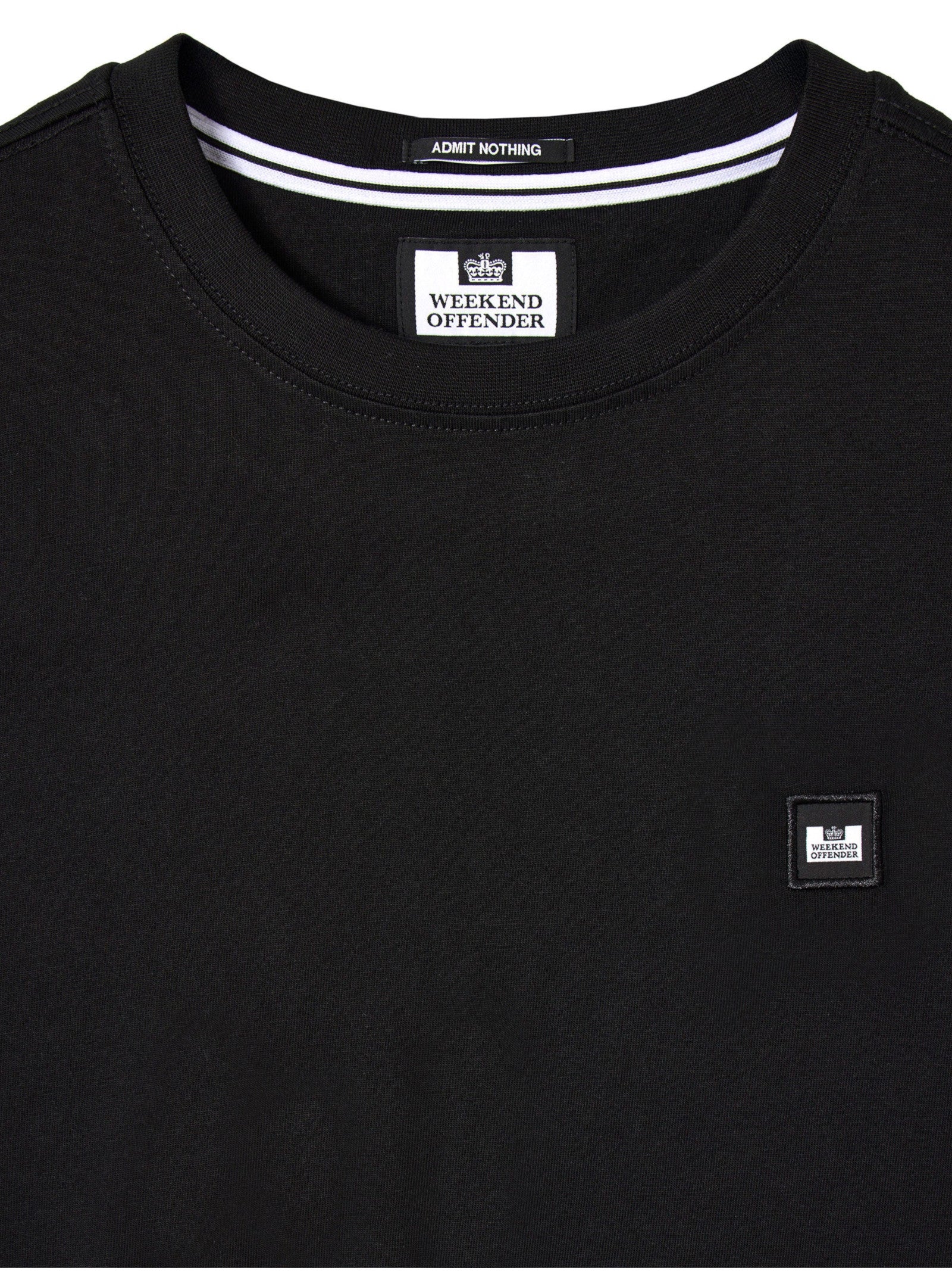 T-shirt Weekend Offender Nero con patch BROOKLANDS NERO WEEKEND OFFENDER 