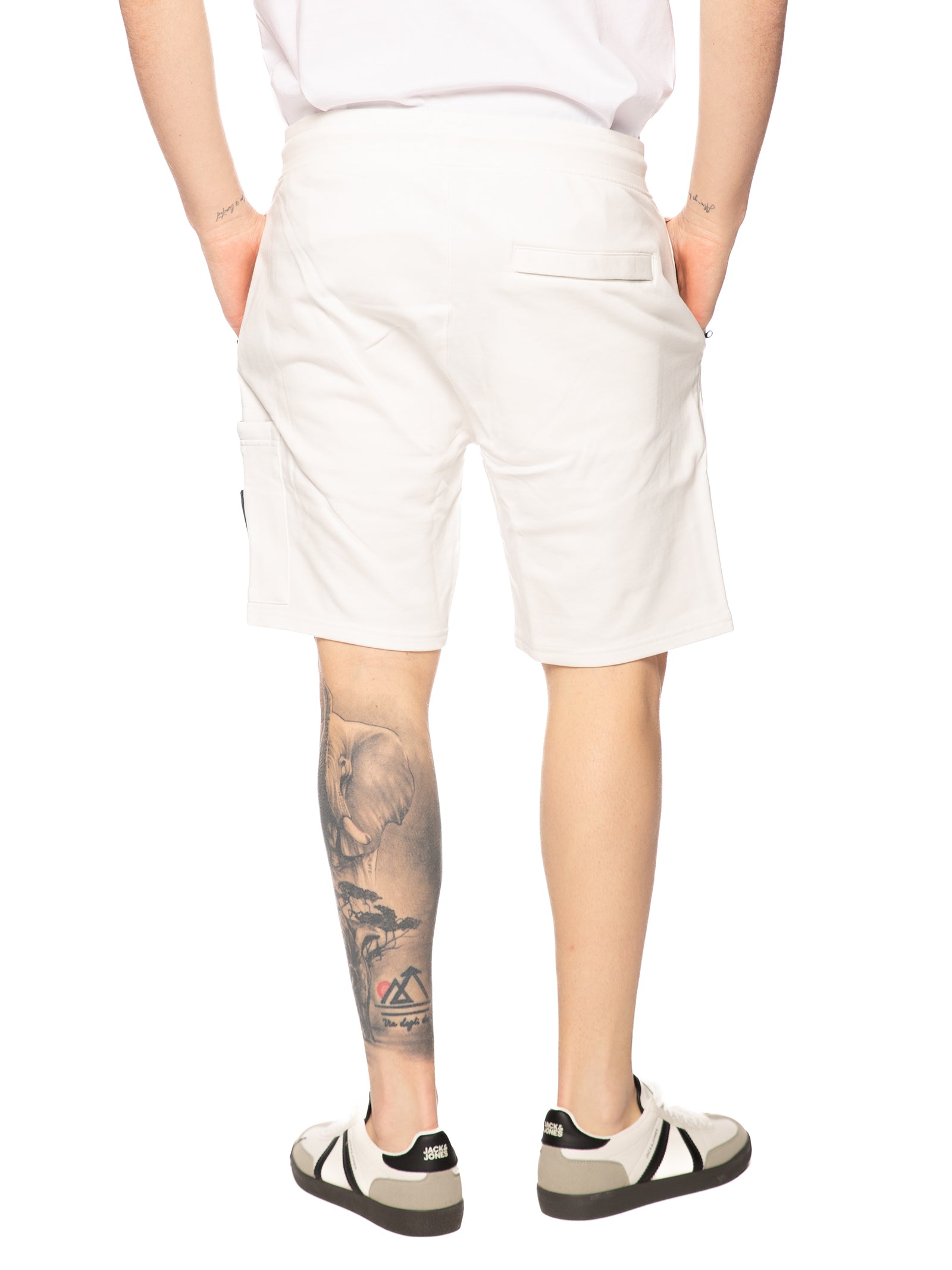Bermuda Weekend Offender Bianco cargo in felpa HAWKINS GHOST WEEKEND OFFENDER 