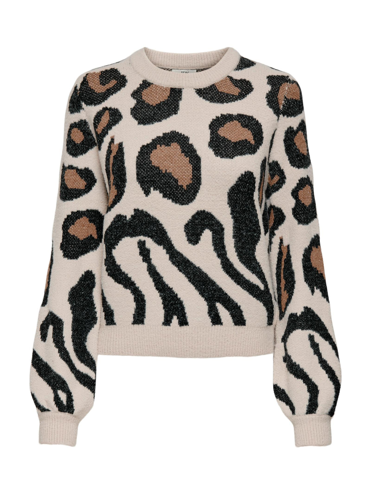 Maglia Jacqueline De Yong Lorraine Beige fantasia 15292890 /Cement JDY 