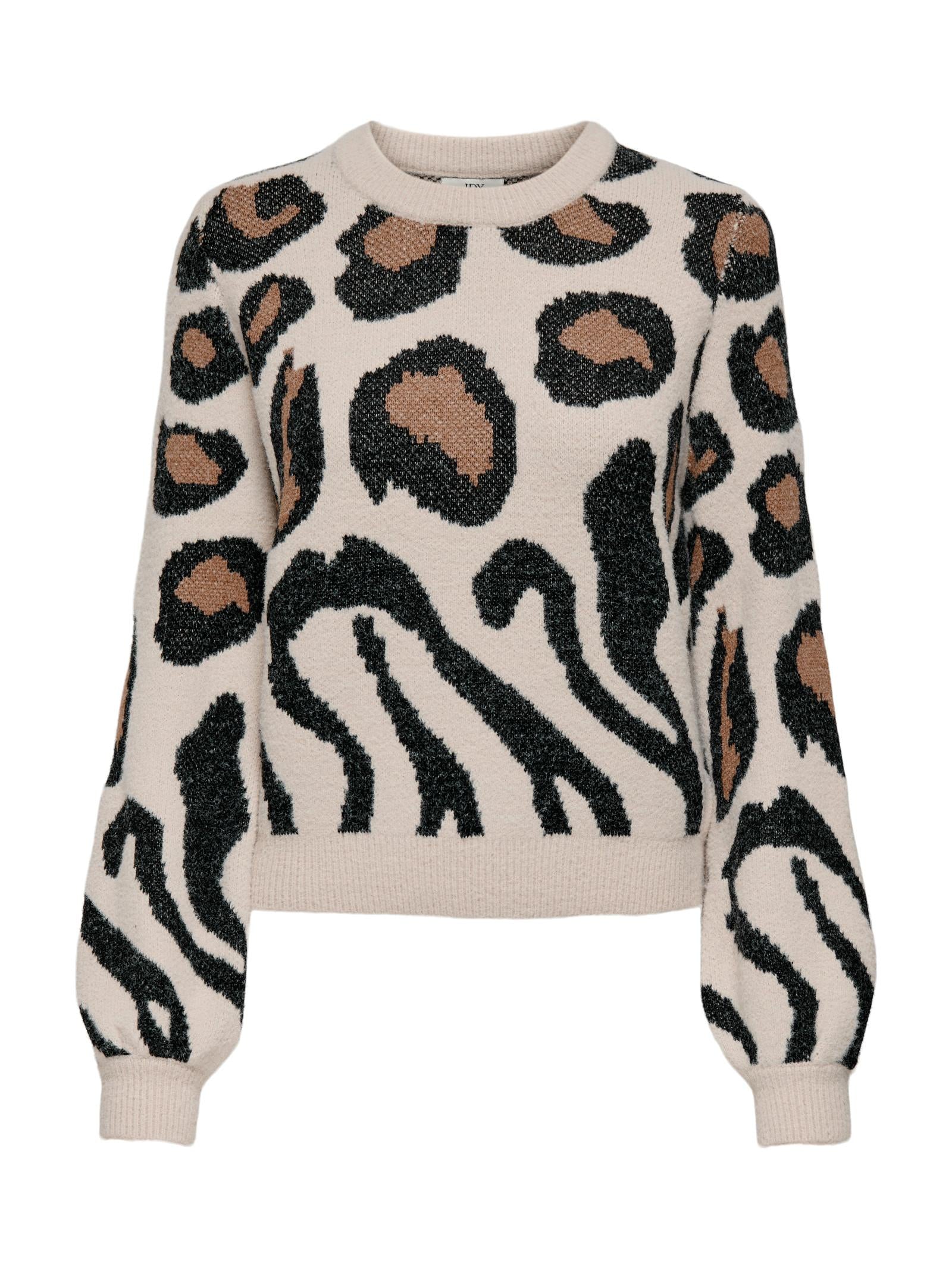Maglia Jacqueline De Yong Lorraine Beige fantasia 15292890 /Cement JDY 