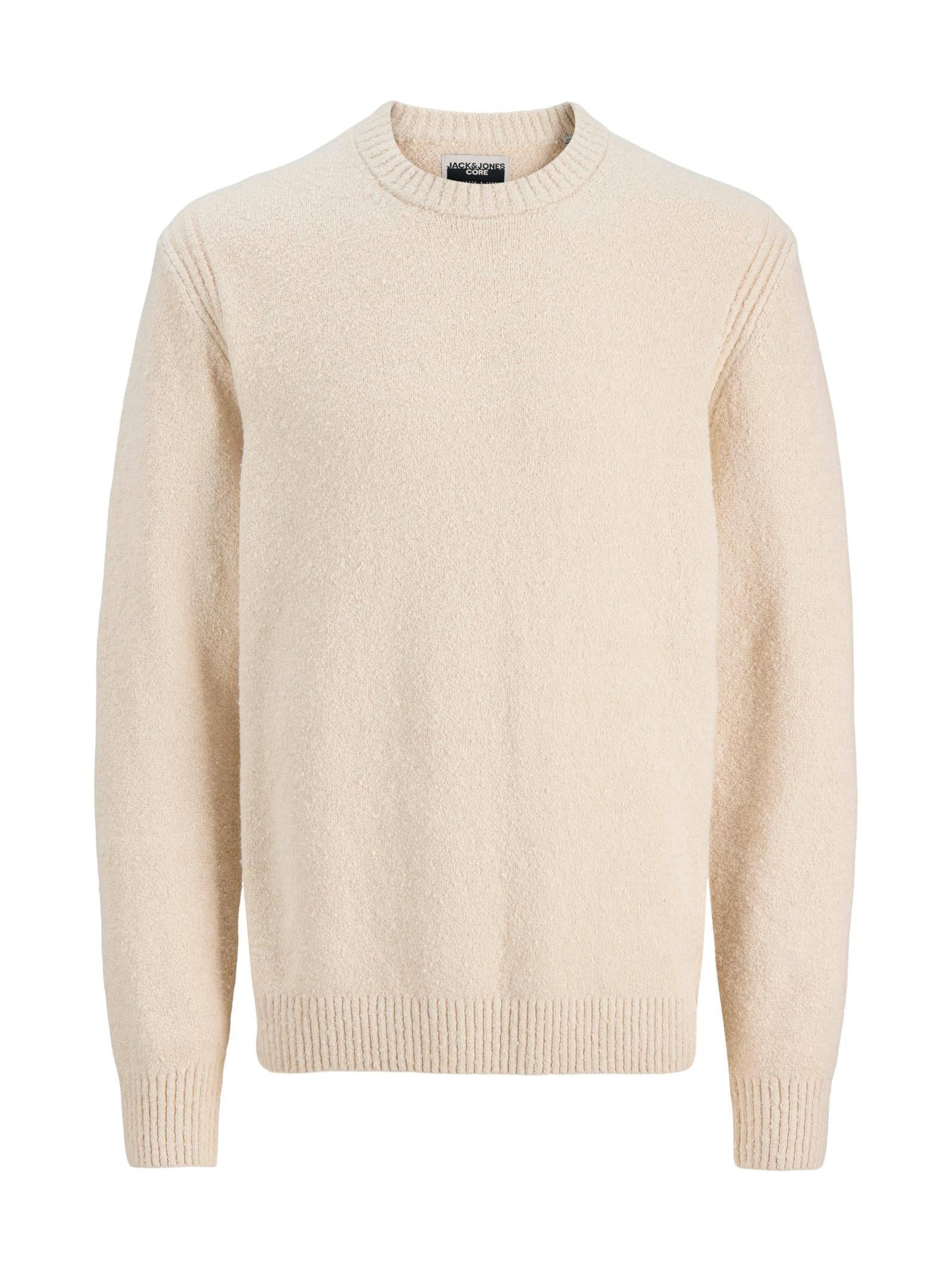 Maglia Jack & Jones Point Beige girocollo 12287316 /Rainy Day JACK & JONES 