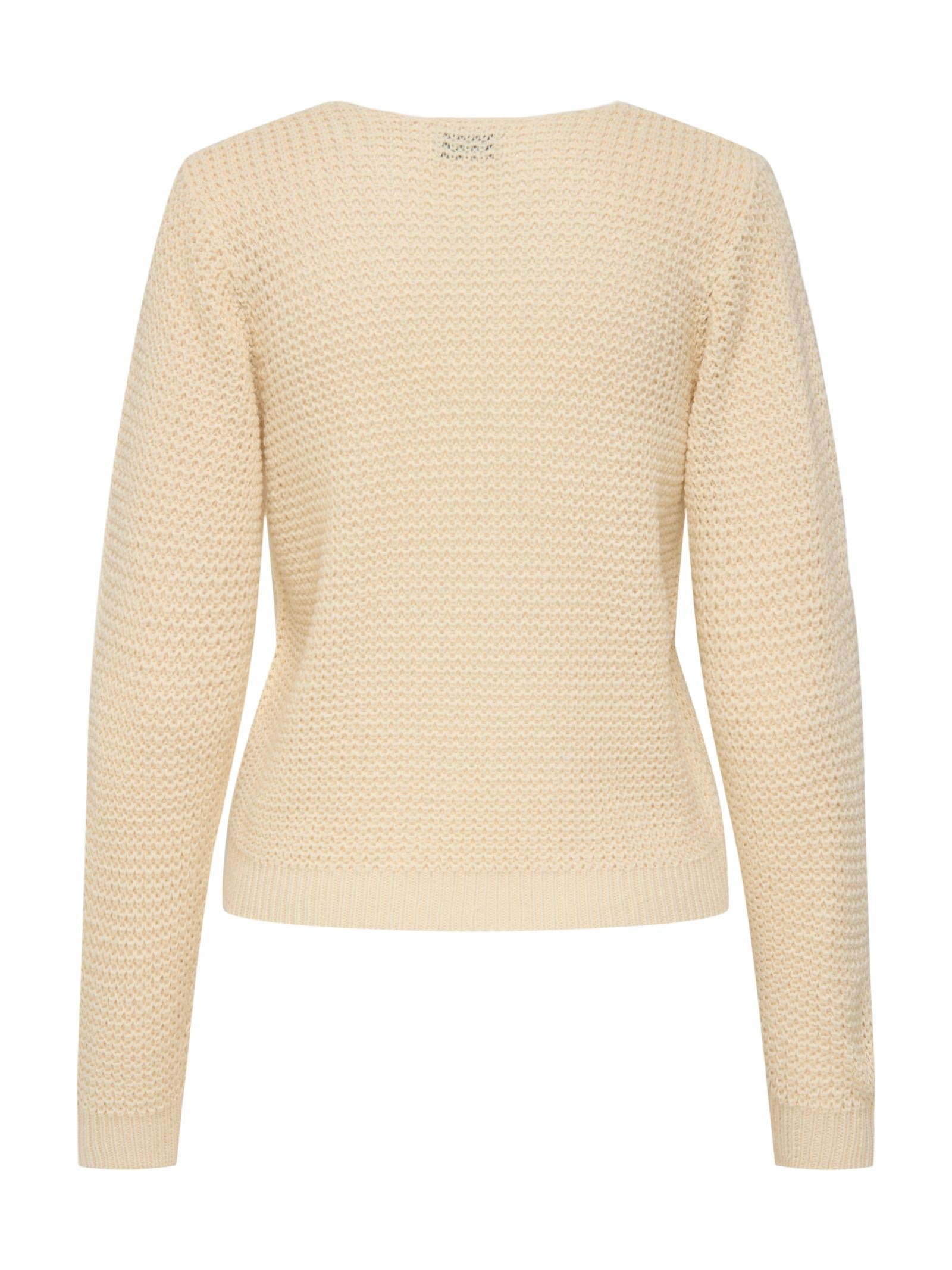 Maglia Jacqueline De Yong Ellen Panna scollo a V 15308897 /Whitecap Gray JDY 