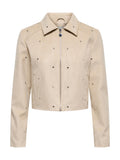 Giubbotto JDY Rowan Beige con borchie 15363425 /Oxford Tan JDY 