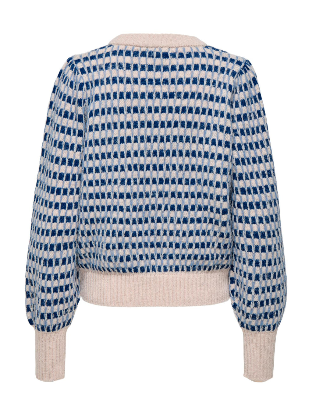 Maglia Jacqueline De Yong Sigrid Blu fantasia 15304813 /Medieval Cement JDY 