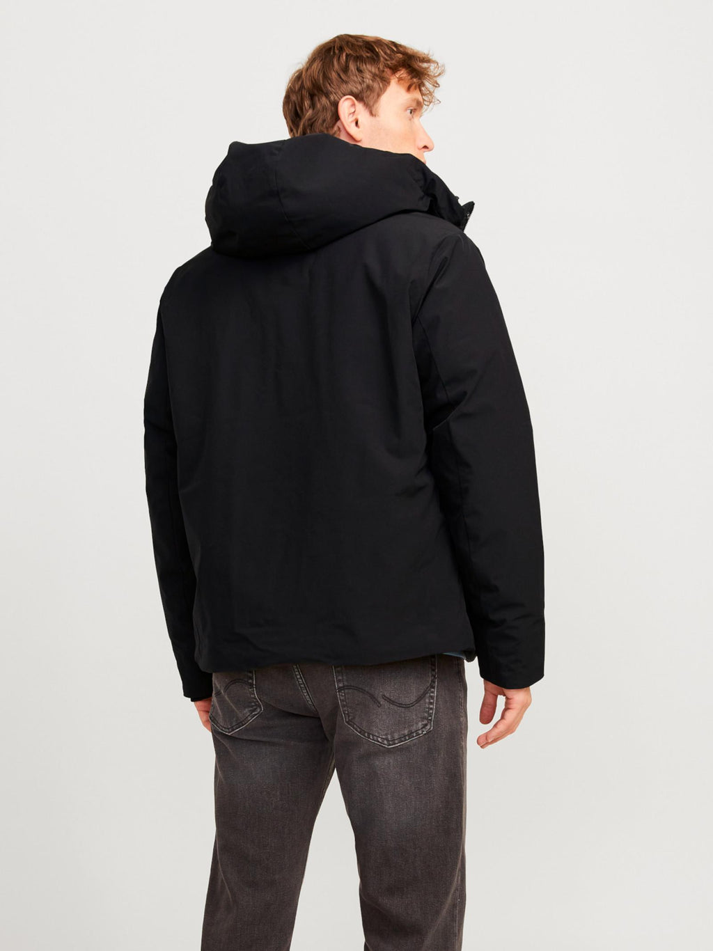 Giubbotto Jack & Jones Nero con cappuccio