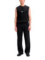 T-shirt Jack & Jones Nero Soho smanicata 12288001 /Black JACK & JONES 