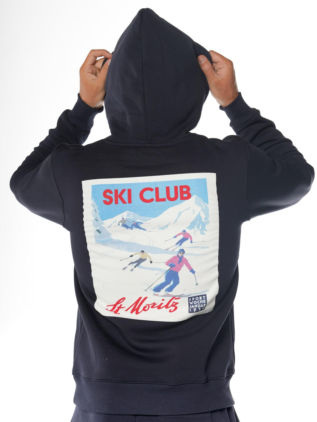 Felpa Superculture Blu St moritz cappuccio A1313 BLU SUPERCULTURE 