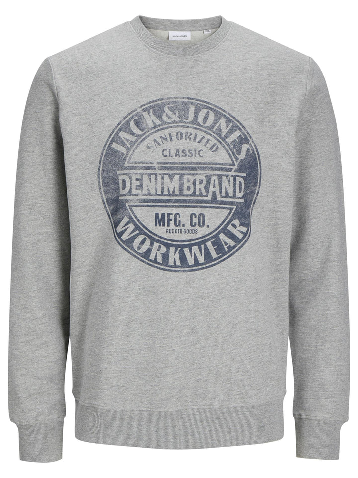 JACK & JONES 12257108/Light Grey Melange