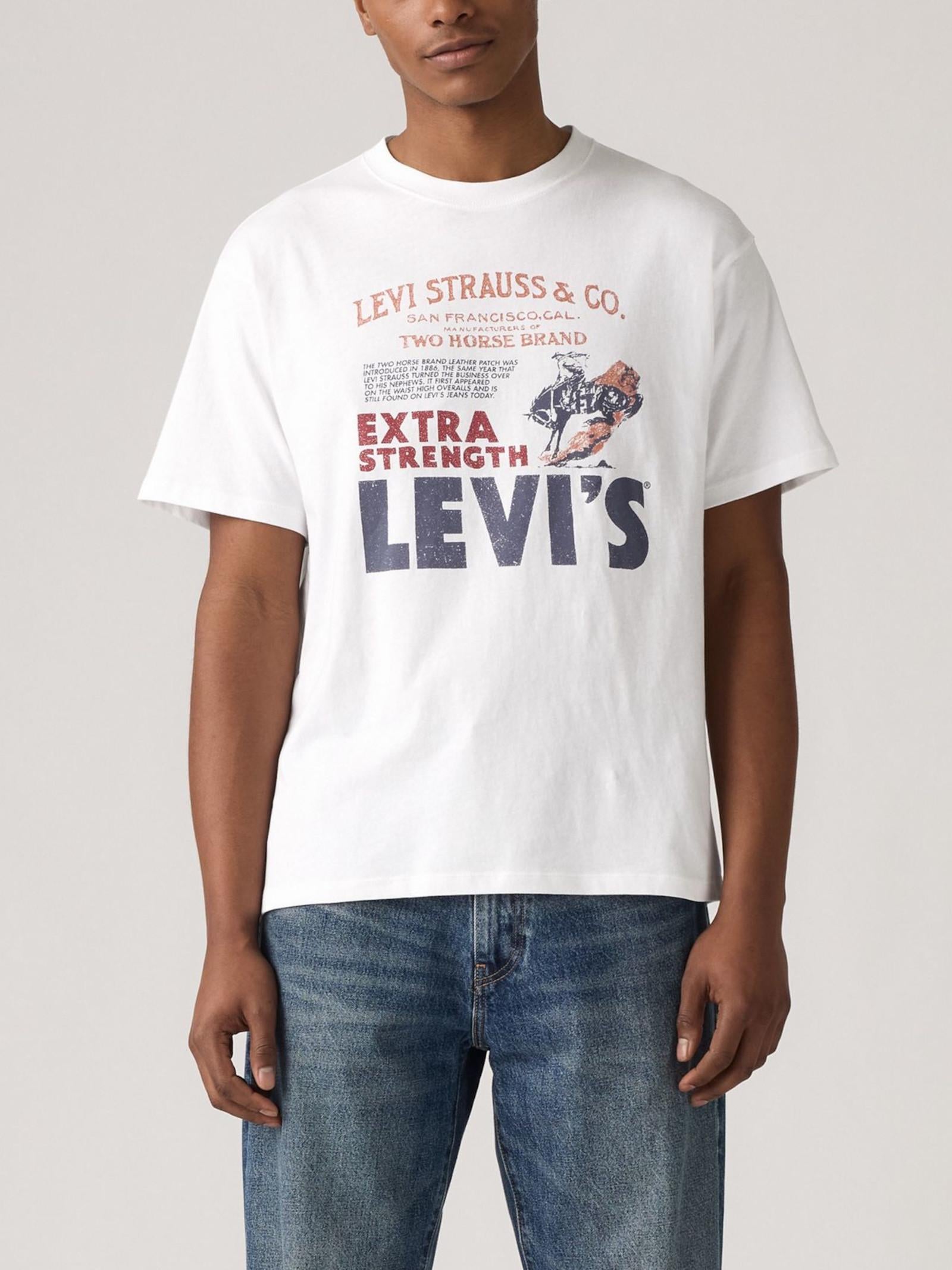 T-shirt Levi's® Vintage Grapich Bianco relaxed fit 8737302 25 LEVI'S® 