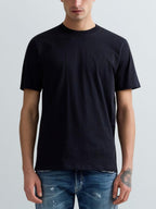 T-shirt Replay Blu Basic logo piccolo M3097 067 REPLAY 