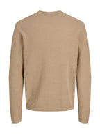 Maglia Jack & Jones Devin Beige a girocollo 12288420 /String JACK & JONES 