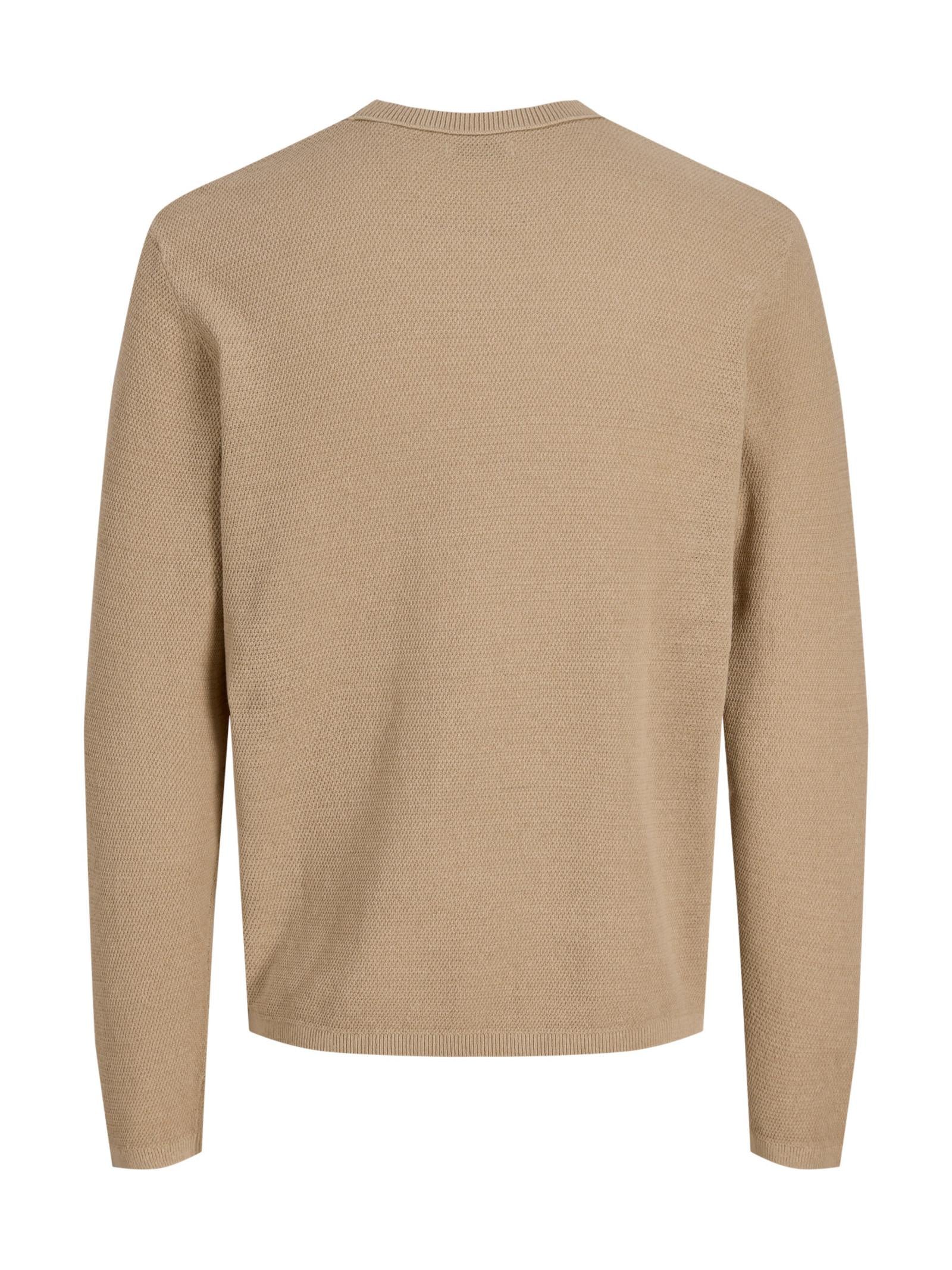 Maglia Jack & Jones Devin Beige a girocollo 12288420 /String JACK & JONES 