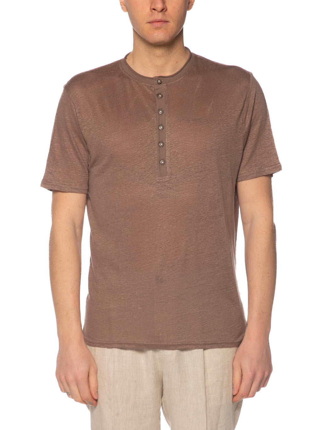 T-shirt Seinse Blu Basic manica corte TE3263 FANGO SEINSE 