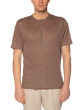 T-shirt Seinse Blu Basic manica corte TE3263 FANGO SEINSE 